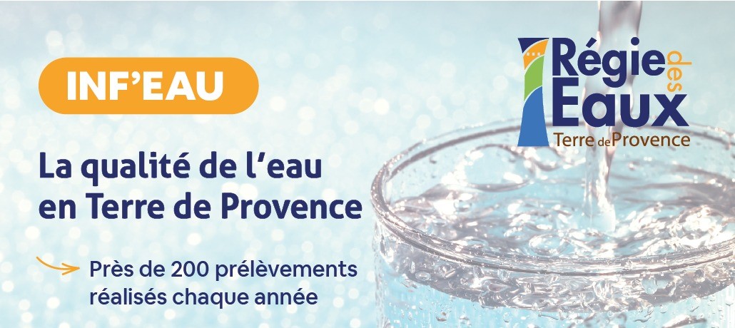 Qualité de l’eau : Terre de Provence nous informe